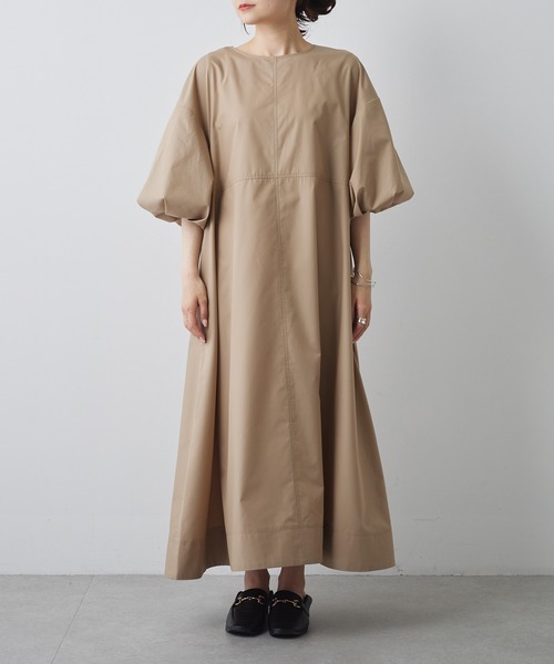 PUAL CE CIN（ピュアルセシン）の「【Du noir】バルーン袖2WAYワンピース（ワンピース・レディース・ベージュ/ブラック・FREE）」の11枚目の写真