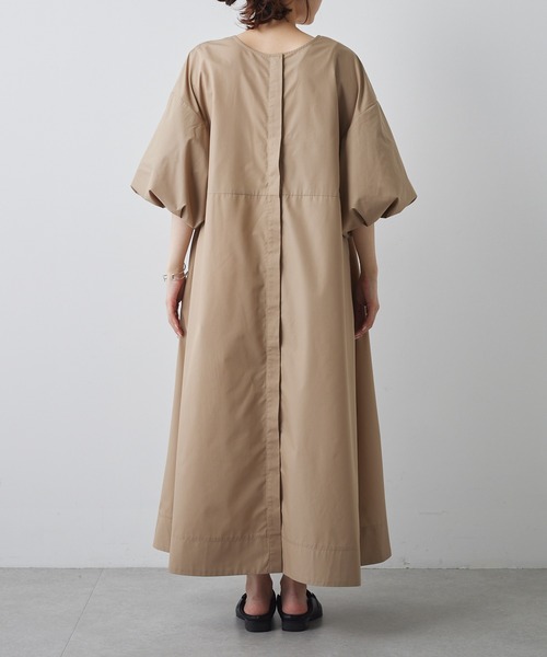 PUAL CE CIN（ピュアルセシン）の「【Du noir】バルーン袖2WAYワンピース（ワンピース・レディース・ベージュ/ブラック・FREE）」の12枚目の写真