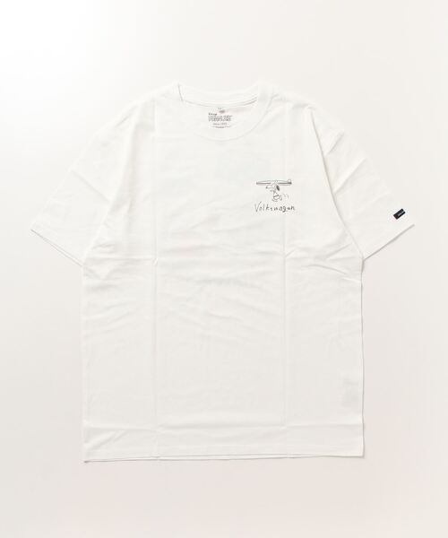 PEANUTS（ピーナッツ）の「PEANUTS ｽﾇｰﾋﾟｰ/ﾌｫﾙｸｽﾜｰｹﾞﾝ ﾀﾞﾌﾞﾙﾈｰﾑｺﾗﾎﾞ 親子お揃いで着れる半袖Tシャツ（Tシャツ/カットソー・レディース・ホワイト系/ホワイト系1/ホワイト系2/ネイビー系/ブルー系/ピンク系/ホワイト/ブルー/ピンク/ネイビー・M/L/LL）」の21枚目の写真