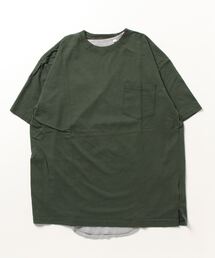 cuffne（カフネ）の「【cuffne(カフネ)】ポケット付き半袖Tee&タンクトップ（アンサンブル）」