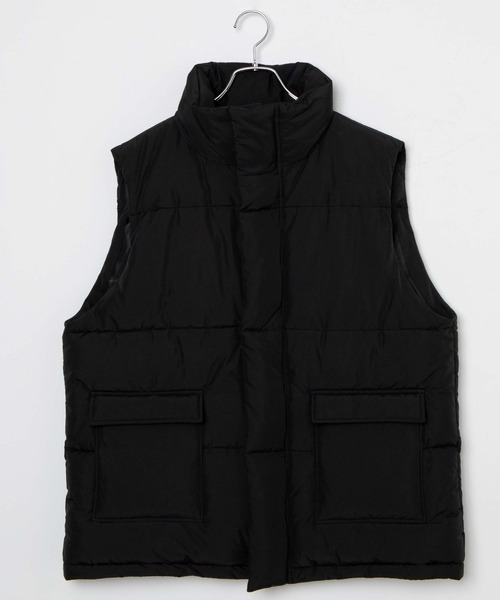 WEGO（ウィゴー）の「WEGO/パデッドベスト（ダウンベスト・レディース・ライトベージュ/ブラック/オフホワイト・MEDIUM/SMALL）」の7枚目の写真