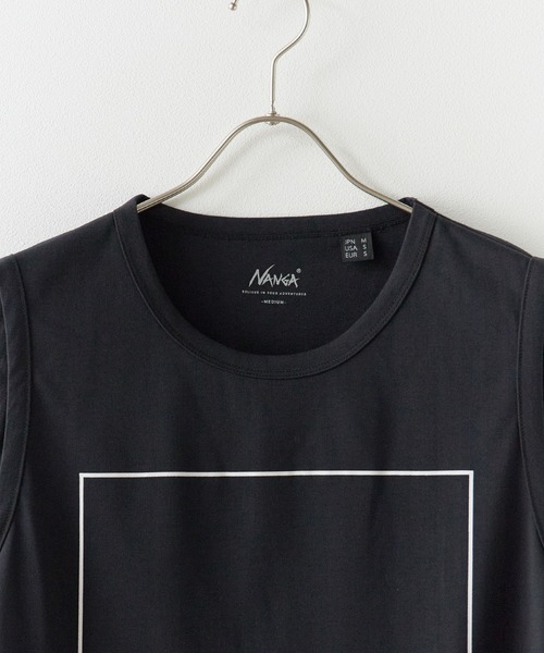 NANGA(ナンガ)の「NANGA/ナンガ DRY MIX FRAME LOGO T/T タンクトップ ノースリーブ(タンクトップ・メンズ・ホワイト/ブラック/ターコイズブルー・M/XL/L)」の19枚目の写真