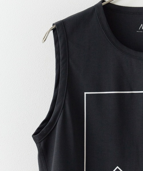 NANGA(ナンガ)の「NANGA/ナンガ DRY MIX FRAME LOGO T/T タンクトップ ノースリーブ(タンクトップ・メンズ・ホワイト/ブラック/ターコイズブルー・M/XL/L)」の20枚目の写真