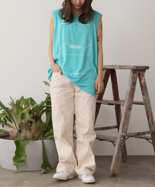 NANGA（ナンガ）の「NANGA/ナンガ DRY MIX FRAME LOGO T/T タンク