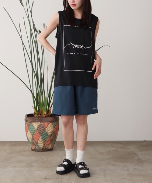 NANGA（ナンガ）の「NANGA/ナンガ DRY MIX FRAME LOGO T/T タンク