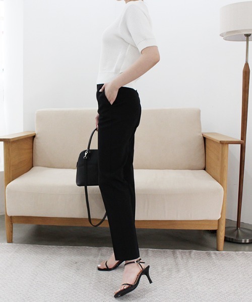 MODE ROBE（モードローブ）の「バックオープンデザインニット（Tシャツ/カットソー・レディース・ホワイト/ブラック/ベージュ・FREE）」の16枚目の写真