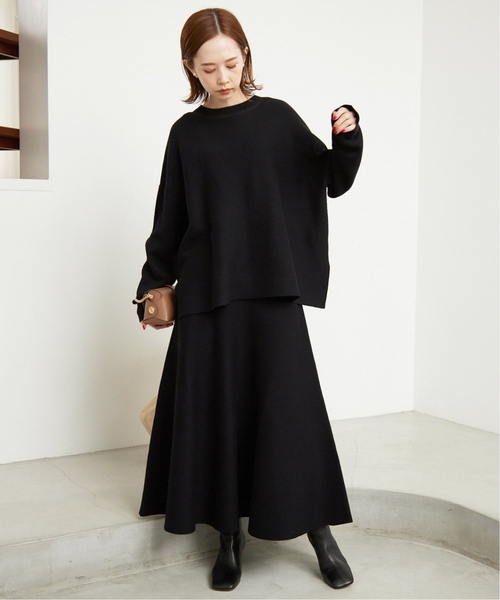 SLOBE IENA（スローブイエナ）の「コットンダブルフェイスニットプルオーバー（ニット/セーター・レディース・ライトグレー/アイボリー/ピンク/ブラック・FREE）」の14枚目の写真