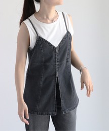 cepo | ２ＷＡＹデニムキャミビスチェ　セットアップ可能(ベスト)
