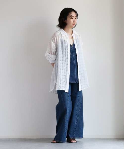 ベスト ジレ ２ＷＡＹデニムキャミビスチェ　セットアップ可能 レディース セール】2WAYデニムキャミビスチェ セットアップ可能