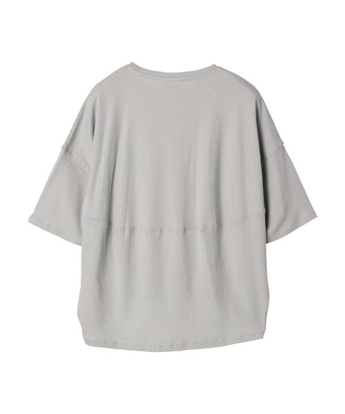 AMERICAN HOLIC（アメリカンホリック）の「UVカット　コクーン半袖カットプルオーバー（Tシャツ/カットソー・レディース・オフホワイト/ブラック/グレイッシュベージュ・M/L）」の22枚目の写真