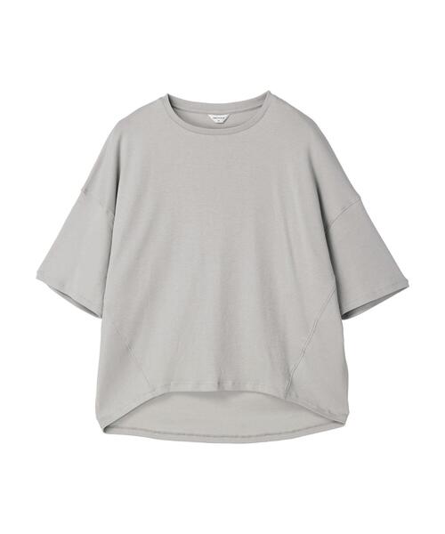 AMERICAN HOLIC（アメリカンホリック）の「UVカット　コクーン半袖カットプルオーバー（Tシャツ/カットソー・レディース・オフホワイト/ブラック/グレイッシュベージュ・M/L）」の14枚目の写真