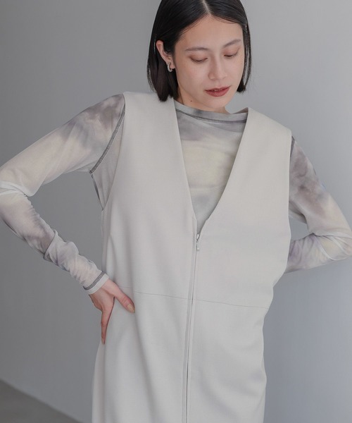 LOWRYS FARM（ローリーズファーム）の「シアーアソートロングスリーブ　973481（その他トップス・レディース・パープル/その他1/オレンジ/ブラック/アイボリー・FREE）」の5枚目の写真