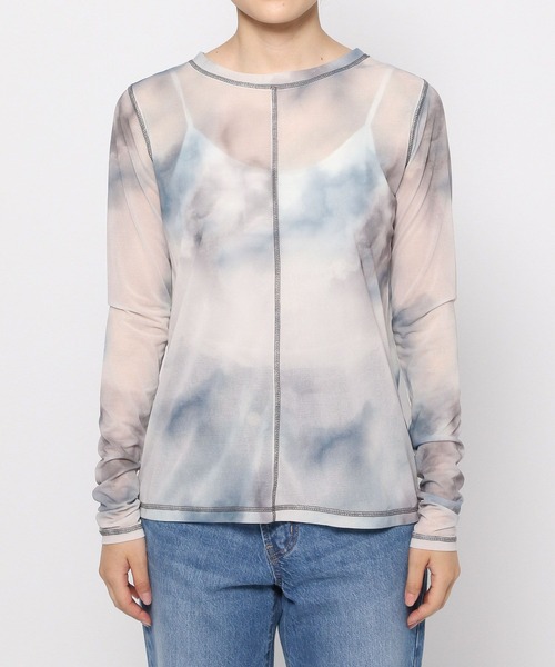 LOWRYS FARM（ローリーズファーム）の「シアーアソートロングスリーブ　973481（その他トップス・レディース・パープル/その他1/オレンジ/ブラック/アイボリー・FREE）」の15枚目の写真