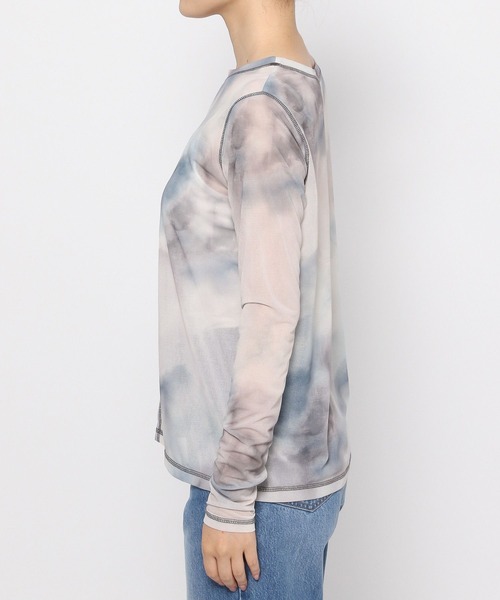 LOWRYS FARM（ローリーズファーム）の「シアーアソートロングスリーブ　973481（その他トップス・レディース・パープル/その他1/オレンジ/ブラック/アイボリー・FREE）」の16枚目の写真