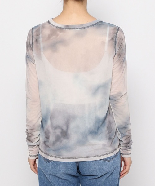 LOWRYS FARM（ローリーズファーム）の「シアーアソートロングスリーブ　973481（その他トップス・レディース・パープル/その他1/オレンジ/ブラック/アイボリー・FREE）」の17枚目の写真