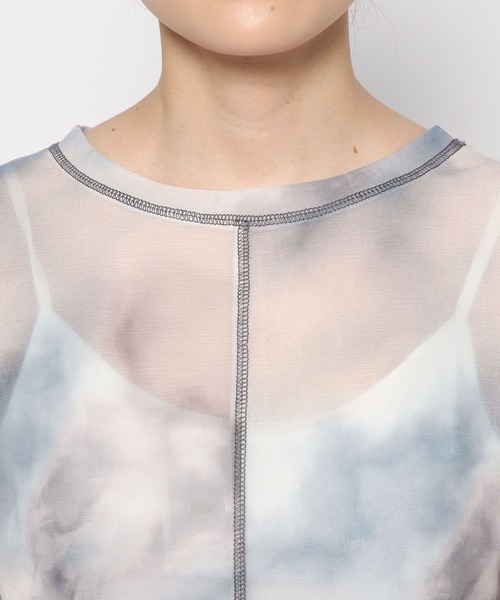 LOWRYS FARM（ローリーズファーム）の「シアーアソートロングスリーブ　973481（その他トップス・レディース・パープル/その他1/オレンジ/ブラック/アイボリー・FREE）」の18枚目の写真