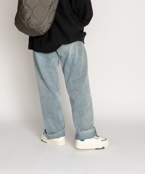 SVEC（シュベック）の「編み込みシューレース レースアップ ローカット 厚底スニーカー（スニーカー・レディース・ホワイト×レッド/ホワイト×グリーン/ホワイト×ブルー・35/36/37/38/39/40）」の13枚目の写真