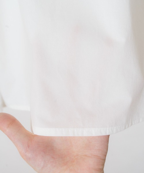 flower(フラワー)の「クラシックリボンブラウス(シャツ/ブラウス・レディース・ホワイト/ブルー・FREE)」の8枚目の写真