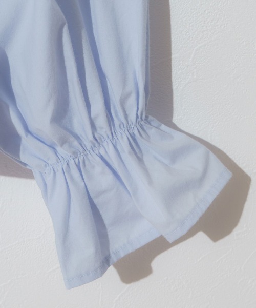 flower(フラワー)の「クラシックリボンブラウス(シャツ/ブラウス・レディース・ホワイト/ブルー・FREE)」の11枚目の写真