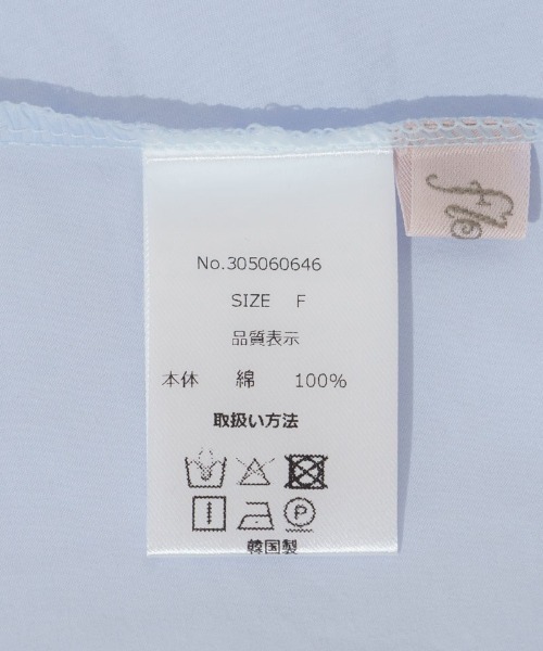 flower(フラワー)の「クラシックリボンブラウス(シャツ/ブラウス・レディース・ホワイト/ブルー・FREE)」の13枚目の写真