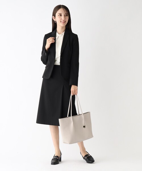 index（インデックス）の「セットアップ対応 ストレッチタイトスカート／DELEGANT【洗濯機洗い可／イージーアイロン】（スカート・レディース・ブラック/ブラック系1/ダークグレー/ブルー系その他・38/36/40/42）」の15枚目の写真