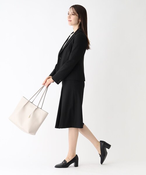 index（インデックス）の「セットアップ対応 ストレッチタイトスカート／DELEGANT【洗濯機洗い可／イージーアイロン】（スカート・レディース・ブラック/ブラック系1/ダークグレー/ブルー系その他・38/36/40/42）」の16枚目の写真