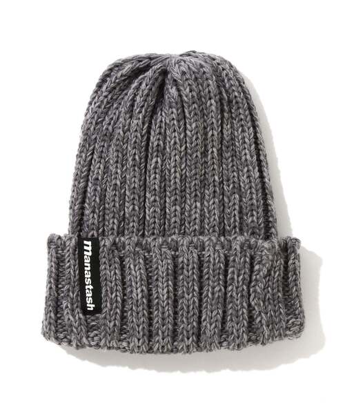 MANASTASH（マナスタッシュ）の「MANASTASH/マナスタッシュ/90'S LOGO BEANIE II/ロゴビーニー（ニットキャップ/ビーニー・メンズ・ブラック/その他17/レッド系その他4/オリーブ系/パープル/ネイビー/イエロー/ブルー・F）」の8枚目の写真