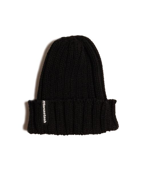 MANASTASH（マナスタッシュ）の「MANASTASH/マナスタッシュ/90'S LOGO BEANIE II/ロゴビーニー（ニットキャップ/ビーニー・メンズ・ブラック/その他17/レッド系その他4/オリーブ系/パープル/ネイビー/イエロー/ブルー・F）」の14枚目の写真