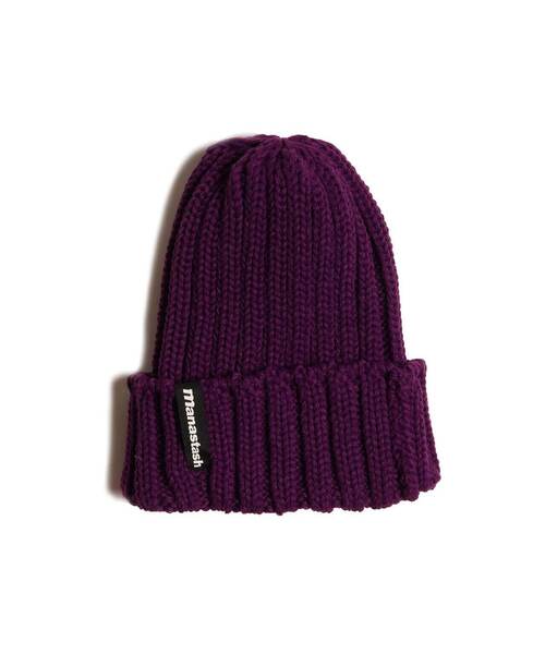 MANASTASH（マナスタッシュ）の「MANASTASH/マナスタッシュ/90'S LOGO BEANIE II/ロゴビーニー（ニットキャップ/ビーニー・メンズ・ブラック/その他17/レッド系その他4/オリーブ系/パープル/ネイビー/イエロー/ブルー・F）」の18枚目の写真