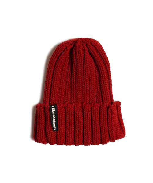 MANASTASH（マナスタッシュ）の「MANASTASH/マナスタッシュ/90'S LOGO BEANIE II/ロゴビーニー（ニットキャップ/ビーニー・メンズ・ブラック/その他17/レッド系その他4/オリーブ系/パープル/ネイビー/イエロー/ブルー・F）」の20枚目の写真