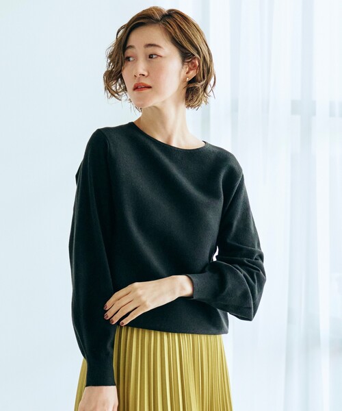 grove（グローブ）の「◆【洗える】大人気！毛玉軽減プルオーバーニット（ニット/セーター・レディース・オフホワイト/ホワイト系5/ライトブルー/ブラック/オレンジ・02/03/01/05/04）」の3枚目の写真