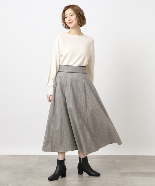 grove（グローブ）の「◆【洗える】大人気！毛玉軽減プルオーバーニット（ニット/セーター・レディース・オフホワイト/ホワイト系5/ライトブルー/ブラック/オレンジ・02/03/01/05/04）」の8枚目の写真