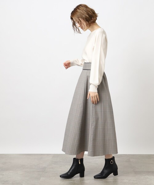 grove（グローブ）の「◆【洗える】大人気！毛玉軽減プルオーバーニット（ニット/セーター・レディース・オフホワイト/ホワイト系5/ライトブルー/ブラック/オレンジ・02/03/01/05/04）」の9枚目の写真