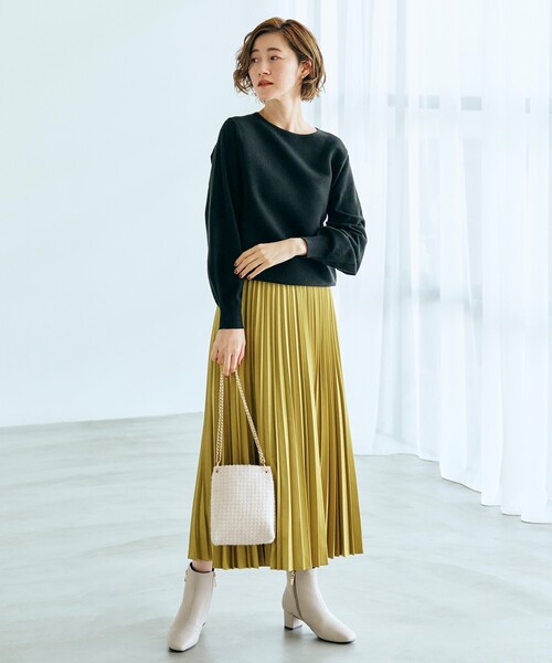 grove（グローブ）の「◆【洗える】大人気！毛玉軽減プルオーバーニット（ニット/セーター・レディース・オフホワイト/ホワイト系5/ライトブルー/ブラック/オレンジ・02/03/01/05/04）」の16枚目の写真