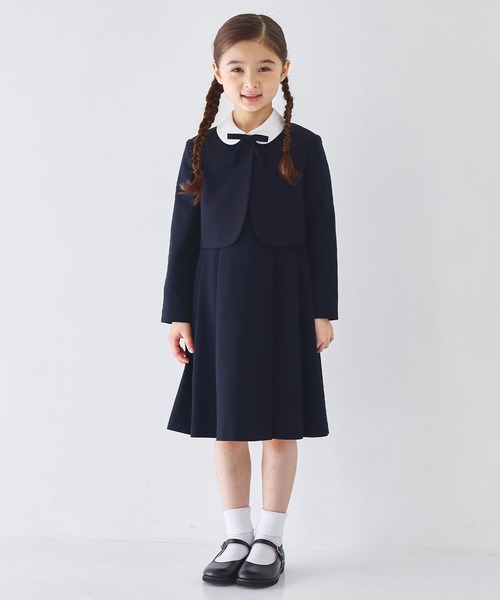 CHOPIN（ショパン）の「【お受験】ジャンパースカートスーツ３点セット(キッズ/90~130cm)（スーツセット・キッズ・ネイビー・120cm/130cm/115cm/120B/110cm/100cm/90cm）」の14枚目の写真