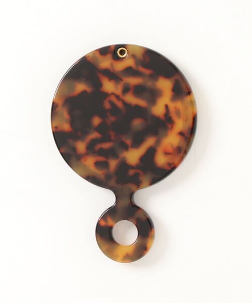 BIRTHDAY BAR（バースデイバー）の「アセチ コンパクトミラー（手鏡/メイクミラー・レディース・ブラウン/オレンジ/グリーン/アイボリー/ブラック/ブルー・フリー）」の21枚目の写真