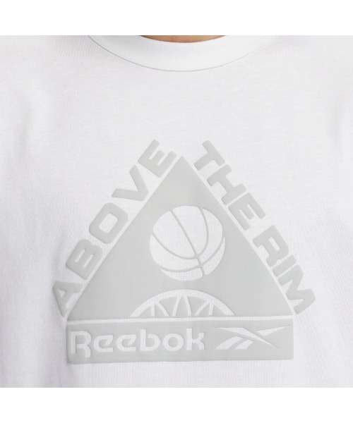 Reebok(リーボック)の「バスケットボール アート グラフィック Tシャツ / BB ATR GRAPHIC TEE(Tシャツ/カットソー・メンズ・ヘザーグレー/ブラック/ホワイト・X-SMALL/LARGE/X-LARGE/MEDIUM/SMALL/XX-LARGE)」の14枚目の写真