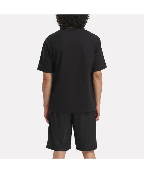 Reebok(リーボック)の「バスケットボール アート グラフィック Tシャツ / BB ATR GRAPHIC TEE(Tシャツ/カットソー・メンズ・ヘザーグレー/ブラック/ホワイト・X-SMALL/LARGE/X-LARGE/MEDIUM/SMALL/XX-LARGE)」の8枚目の写真