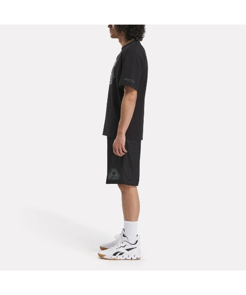 Reebok(リーボック)の「バスケットボール アート グラフィック Tシャツ / BB ATR GRAPHIC TEE(Tシャツ/カットソー・メンズ・ヘザーグレー/ブラック/ホワイト・X-SMALL/LARGE/X-LARGE/MEDIUM/SMALL/XX-LARGE)」の9枚目の写真