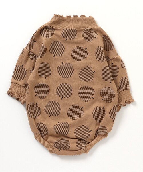 BREEZE（ブリーズ）の「【リンク】総柄ボディスーツ（肌着・キッズ・キャメル/アイボリー/ワインレッド・80/70）」の6枚目の写真