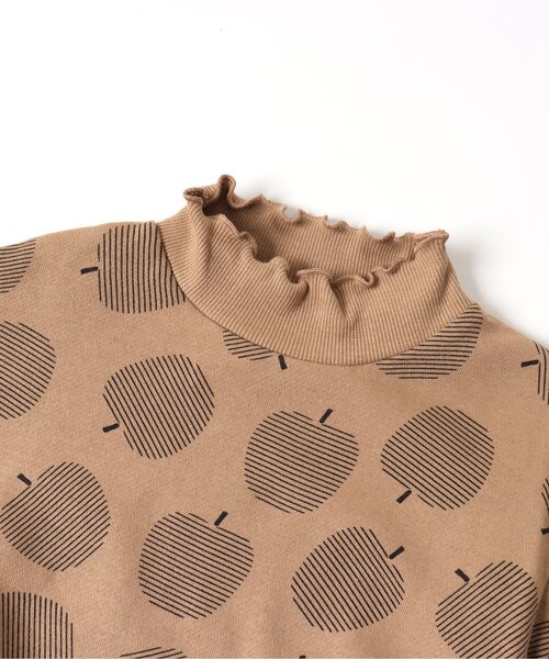 BREEZE（ブリーズ）の「【リンク】総柄ボディスーツ（肌着・キッズ・キャメル/アイボリー/ワインレッド・80/70）」の9枚目の写真