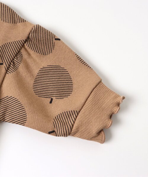 BREEZE（ブリーズ）の「【リンク】総柄ボディスーツ（肌着・キッズ・キャメル/アイボリー/ワインレッド・80/70）」の10枚目の写真