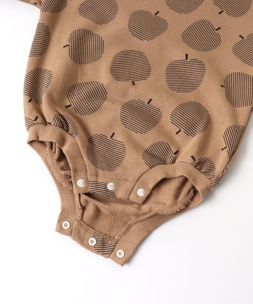 BREEZE（ブリーズ）の「【リンク】総柄ボディスーツ（肌着・キッズ・キャメル/アイボリー/ワインレッド・80/70）」の12枚目の写真