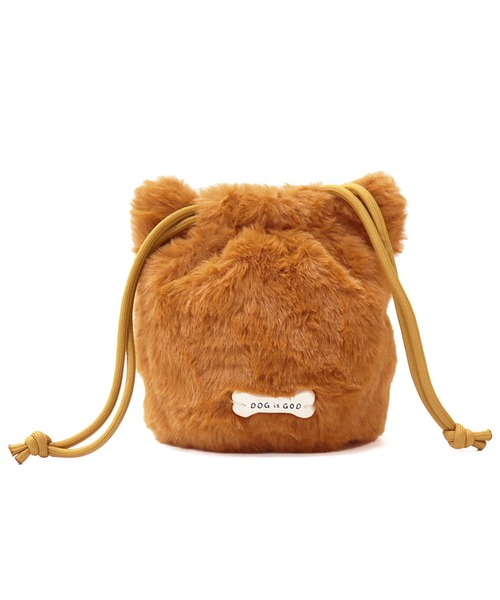 ACCOMMODE（アコモデ）の「ドッグファー巾着ポーチ（ポーチ・レディース・その他3/その他2/その他1・FREE）」の8枚目の写真