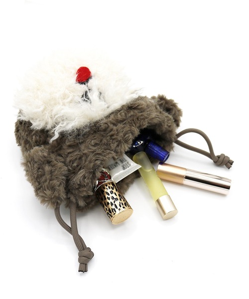 セール】ドッグファー巾着ポーチ（ポーチ）｜ACCOMMODE（アコモデ）の