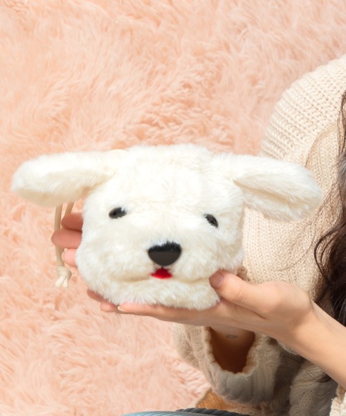 ACCOMMODE（アコモデ）の「ドッグファー巾着ポーチ（ポーチ・レディース・その他3/その他2/その他1・FREE）」の19枚目の写真