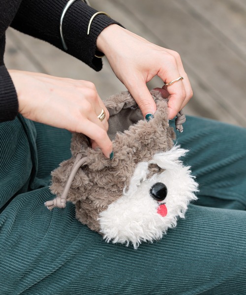 ACCOMMODE（アコモデ）の「ドッグファー巾着ポーチ（ポーチ・レディース・その他3/その他2/その他1・FREE）」の17枚目の写真