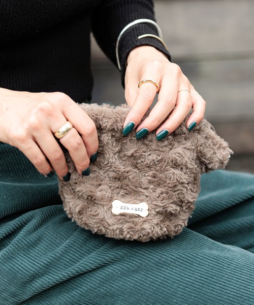 セール】ドッグファー巾着ポーチ（ポーチ）｜ACCOMMODE（アコモデ）の