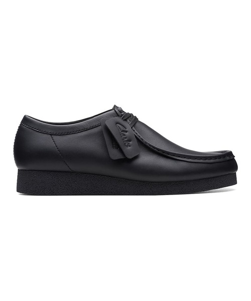 Clarks(クラークス)の「クラークス メンズ WallabeeEVO WP クラークス ワラビーエヴォウォータープルーフ(モカシン/デッキシューズ・メンズ・ブラック/ブラック系その他/ベージュ・75/80/90/65/85/70/60/95)」の2枚目の写真