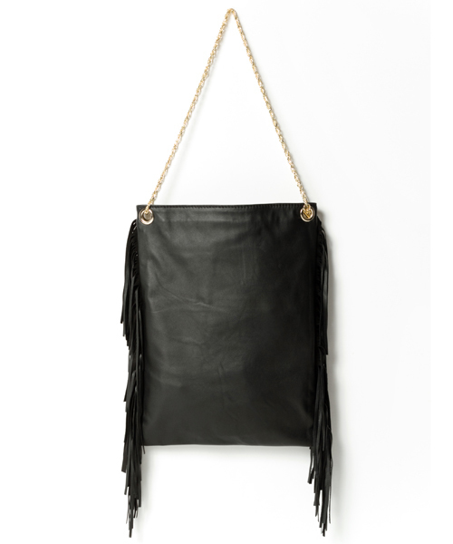 AMERICAN RAG CIE（アメリカンラグシー）の「AMERICAN RAG CIE2WAYフリンジレザー×ゴールドチェーンバッグ/202-AFH-AR-015【WEB限定】（ショルダーバッグ・レディース・ブラウン/ブラック・FREE）」の20枚目の写真